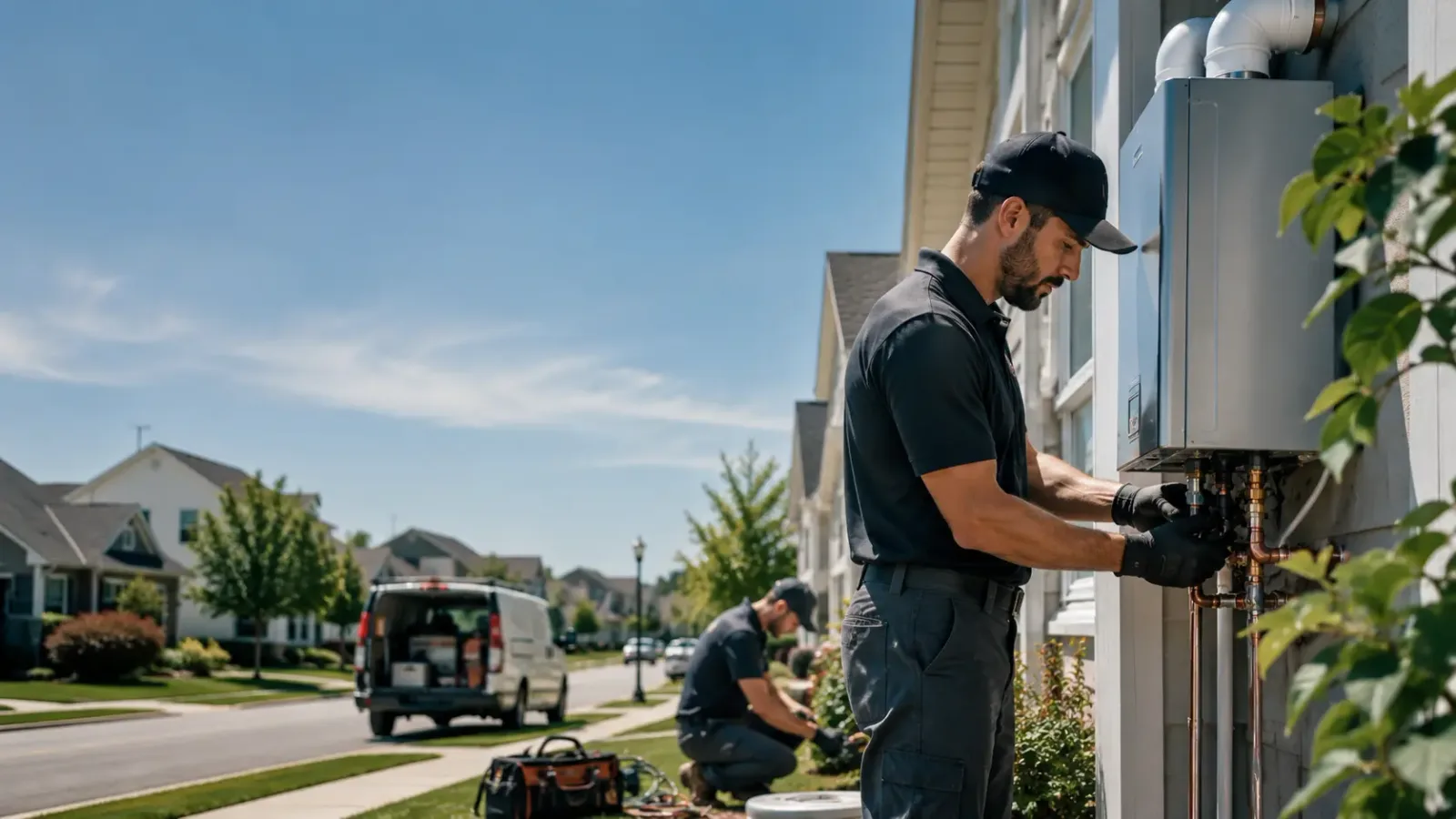 Tankless Water Heater Installation in Cactus, TX